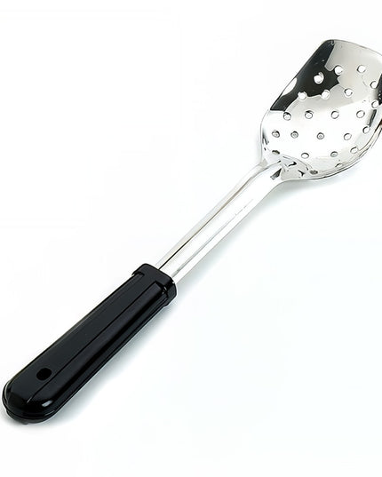 Muỗng Phục Vụ Có Lỗ Ba Cạnh Browne 5763 Tay Cầm Nhựa Đen 33 cm