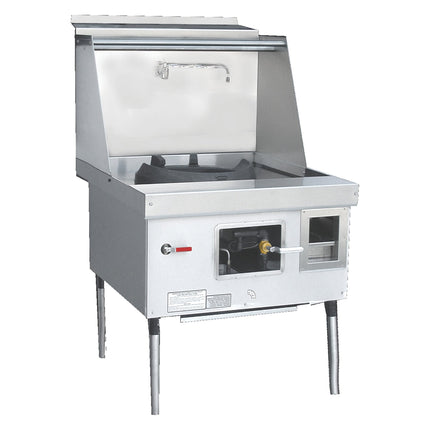 Bếp wok gas tự nhiên một buồng Town Y-1-SS-N-13 York với buồng Mandarin 33 cm - 75.000 BTU