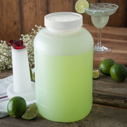 Bình đựng và rót Carlisle PS80200 Store 'N Pour 3,8 lít màu trắng nắp màu