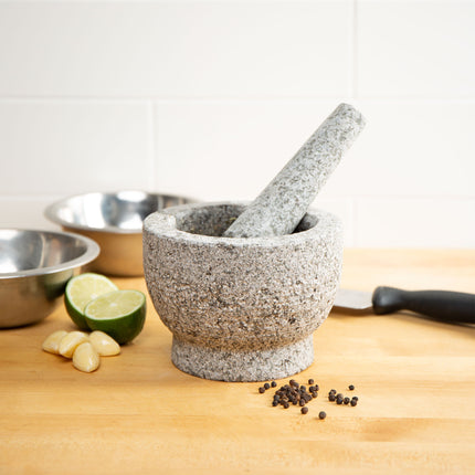 Cối và chày Fox Run 12,7 cm đá granite bộ