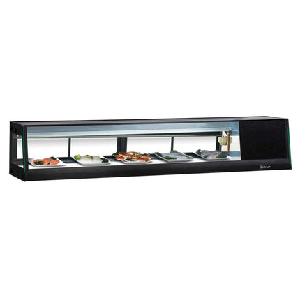Tủ trưng bày sushi kính thẳng có làm lạnh Turbo Air SAS-70R-N 178 cm - Máy nén bên phải