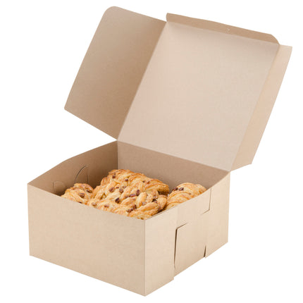 Hộp bánh kem / bánh ngọt giấy kraft 25 x 25 x 13 cm - Gói 10 cái