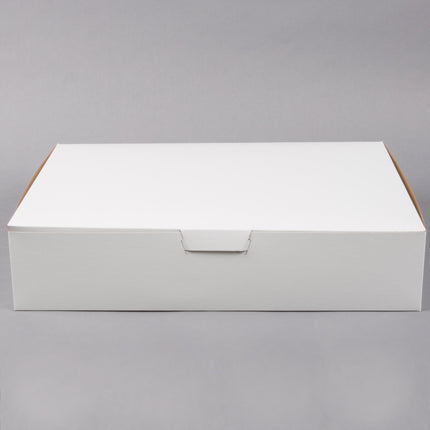 Hộp bánh kem cỡ nửa tấm tùy chỉnh màu trắng 48 x 36 x 11 cm - Gói 10 cái