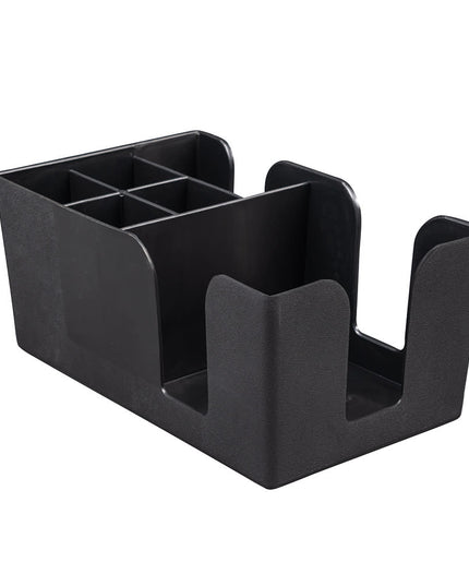 Hộp Tổ Chức Quầy Bar Nhựa American Metalcraft BAR6 6 Ngăn, Đen