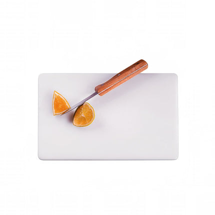 Thớt Bar Nhựa American Metalcraft BB6105 Rãnh Chống Trượt 15.2 x 25.4 cm Trắng