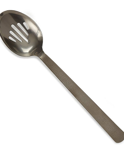 Thìa Phục Vụ Có Lỗ American Metalcraft BLHSS 33.7 cm Thép Không Gỉ Màu Đen