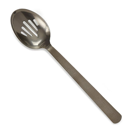 Thìa Phục Vụ Có Lỗ American Metalcraft BLHSS 33.7 cm Thép Không Gỉ Màu Đen