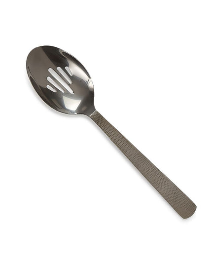 Thìa Phục Vụ Có Rãnh American Metalcraft BLHSS10 25.4 cm Thép Không Gỉ Màu Đen