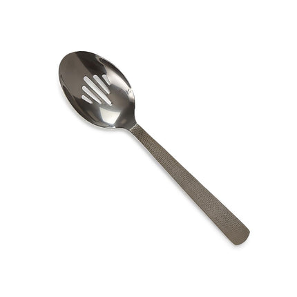 Thìa Phục Vụ Có Rãnh American Metalcraft BLHSS10 25.4 cm Thép Không Gỉ Màu Đen