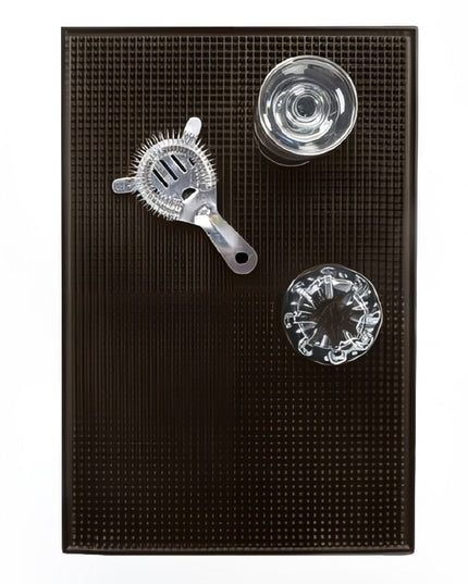 Thảm Quầy Bar Chữ Nhật American Metalcraft BROWNBM1218 45.7 x 30.5 cm Cao Su Nâu