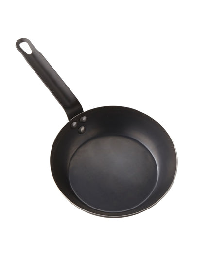 Chảo Chiên Thép Carbon American Metalcraft BSFP10 25.4 cm Tay Cầm Kim Loại Đặc Màu Đen