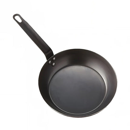 Chảo Rán Thép Carbon American Metalcraft BSFP12 30.5 cm Tay Cầm Kim Loại Đặc Màu Đen