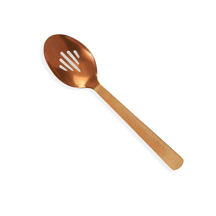 Thìa Phục Vụ Có Rãnh American Metalcraft BVHSS10 Thép Không Gỉ Màu Đồng 25.4 cm