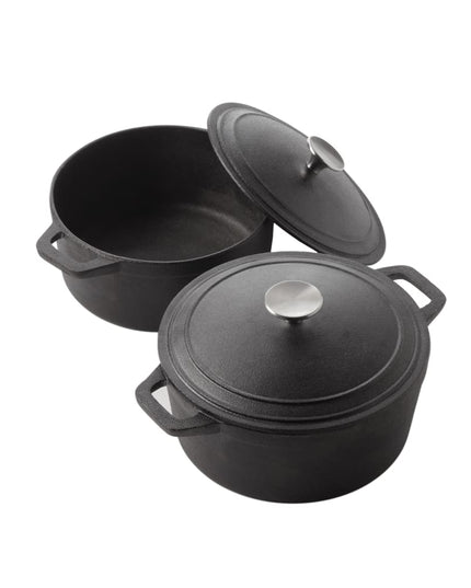 Nồi Gang Tròn American Metalcraft CIPR3 2.8 lít Có Nắp