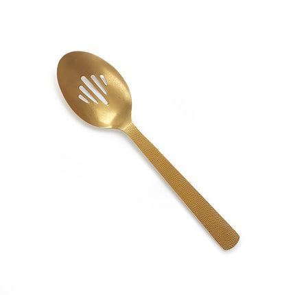 Thìa Phục Vụ Có Rãnh American Metalcraft GVHSS10 Thép Không Gỉ Màu Vàng 25.4 cm