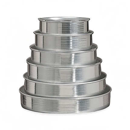 Bộ 6 Khay Nướng Bánh American Metalcraft HA80012 Thành Thẳng Nhôm
