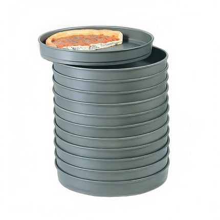 Khay Pizza American Metalcraft HC5014 35.6 cm Xếp Chồng Sâu 5.1 cm Phủ Cứng Nhôm