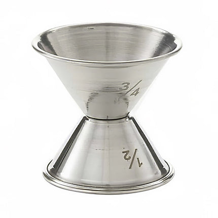 Ly Đong Đôi American Metalcraft J202 15 ml & 22 ml Thép Không Gỉ Mờ