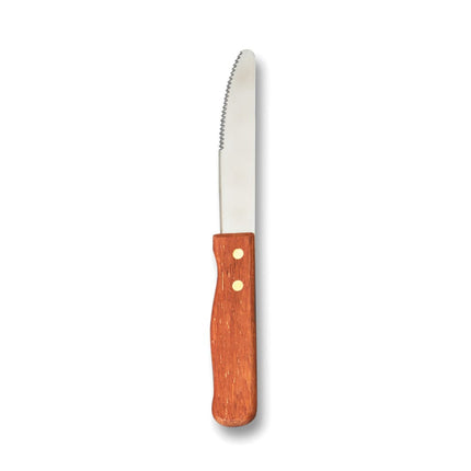 Dao Bít Tết American Metalcraft KNF3 25.4 cm Đầu Tròn Tay Cầm Gỗ Cứng