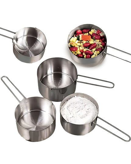 Bộ Cốc Đong American Metalcraft MCW4 4 Món Tay Cầm Dây Thép Không Gỉ