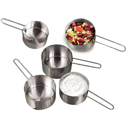Bộ Cốc Đong American Metalcraft MCW4 4 Món Tay Cầm Dây Thép Không Gỉ