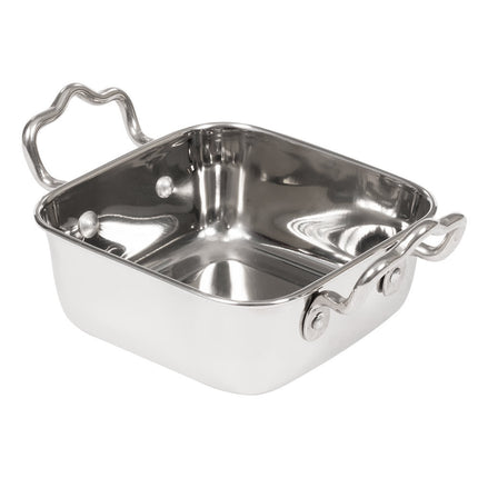 Khay Nướng Mini Vuông American Metalcraft MRPS45 414ml 2 Tay Cầm, Thép Không Gỉ