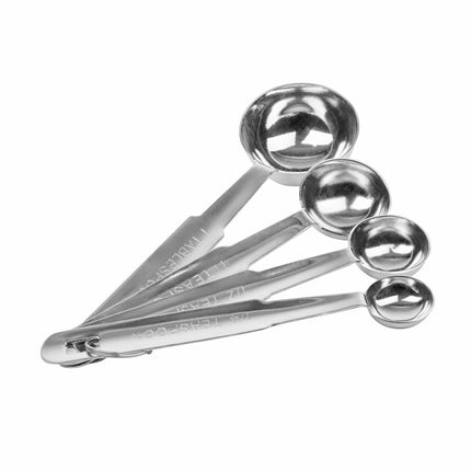 Bộ 4 Thìa Đong American Metalcraft MSSR74 Dạng Muỗng Tròn Thép Không Gỉ