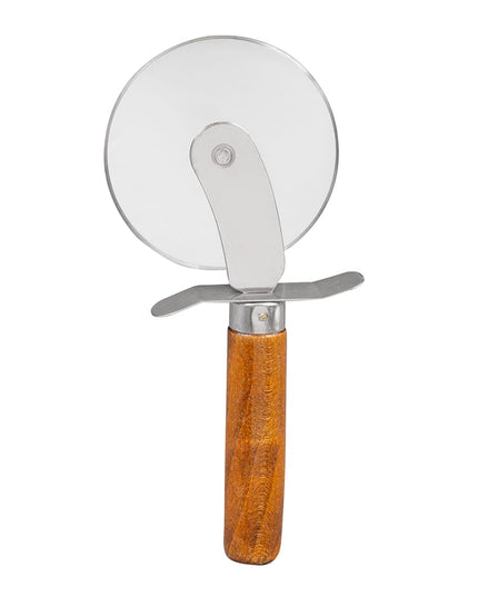 Dao Cắt Pizza American Metalcraft PC7400 10.2cm Tay Cầm Gỗ Thép Không Gỉ