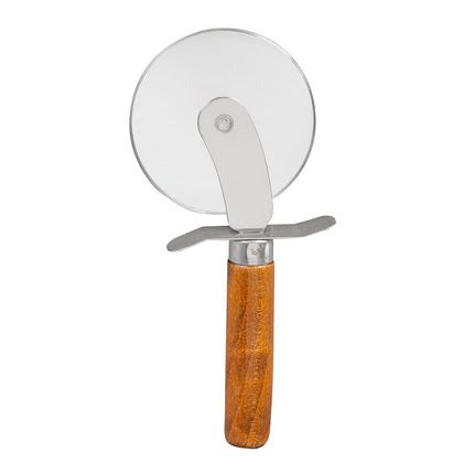 Dao Cắt Pizza American Metalcraft PC7400 10.2cm Tay Cầm Gỗ Thép Không Gỉ