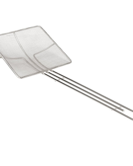 Vợt Lọc Vuông American Metalcraft SKS714 17.8 cm Tay Cầm 35.6 cm, Thiếc/Lưới