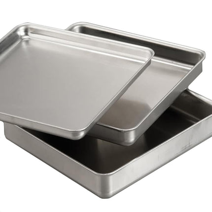 Khay Vuông Thành Thẳng Góc Liền American Metalcraft SQ1010 Sâu 2.5 cm Nhôm
