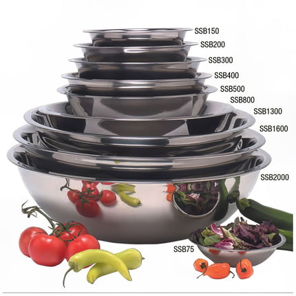 Tô Trộn American Metalcraft SSB300 24.1 cm 2.8 l Thép Không Gỉ