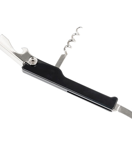 Dụng Cụ Mở Rượu American Metalcraft WCSB415 Dao Cắt Giấy Bạc & Mở Nắp Chai Đen