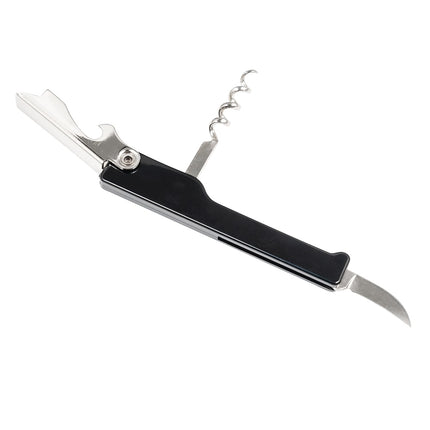 Dụng Cụ Mở Rượu American Metalcraft WCSB415 Dao Cắt Giấy Bạc & Mở Nắp Chai Đen