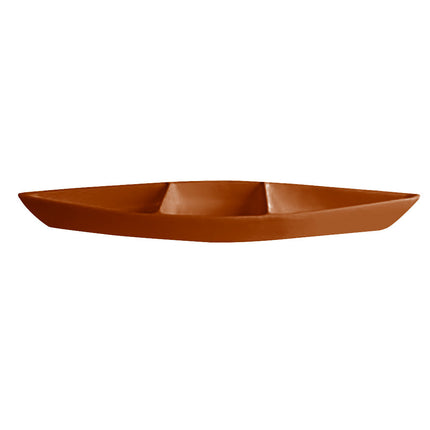 Thuyền sâu nhôm phủ nhựa vân sần có vách ngăn G.E.T. Bugambilia BT319BR màu gạch 6,5 lít