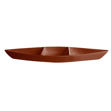 Thuyền sâu có vách ngăn nhôm phủ resin G.E.T. Bugambilia 6,5 lít màu chocolate BT319CH
