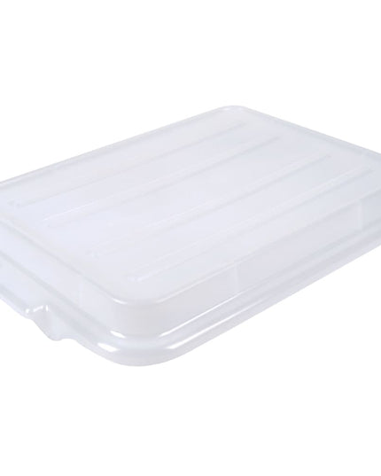 Vollrath 1500-C13 Nắp Hộp Bảo Quản Thực Phẩm - Snap-On, 22 1/8x15 5/8x2 1/5.1 cm, Poly, Trong Suốt
