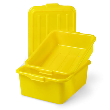 Vollrath 1551-C08 Combo Hộp Bảo Quản Thực Phẩm, Thoát Nước 12.7 cm, Hộp 17.8 cm, Nắp Snap-On, Vàng