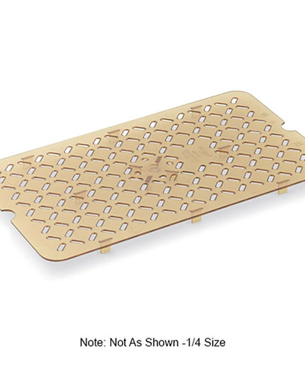 Vollrath 23400 Super Pan® 1/4 Size - Đáy Giả, Nhựa, Màu Hổ Phách