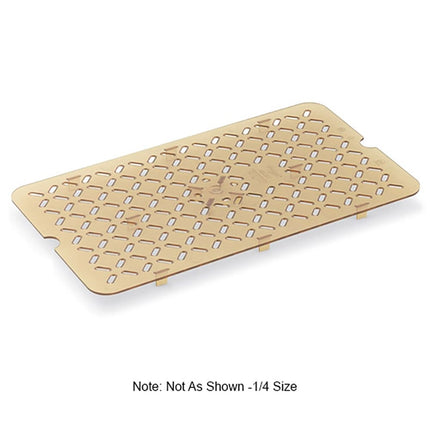 Vollrath 23400 Super Pan® 1/4 Size - Đáy Giả, Nhựa, Màu Hổ Phách