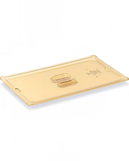 Vollrath 33600 Nắp Khay Thực Phẩm Chịu Nhiệt Cao Cỡ 1/6 Không Lỗ - Màu Hổ Phách