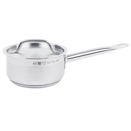 Nồi Cán Inox Vollrath Optio 3800 0.9 lít Tay Cầm Kim Loại Rỗng Dùng Bếp Từ
