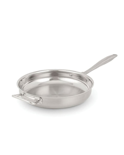 Chảo Rán Thép Không Gỉ Vollrath Intrigue 47753 31.8 cm Tay Cầm Kim Loại Rỗng - Dùng Cho Bếp Từ