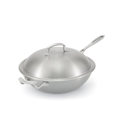 Chảo Xào Vollrath 49418 Miramar® 30.5 cm Thép Không Gỉ Đáy Nhôm - Sử Dụng Bếp Từ