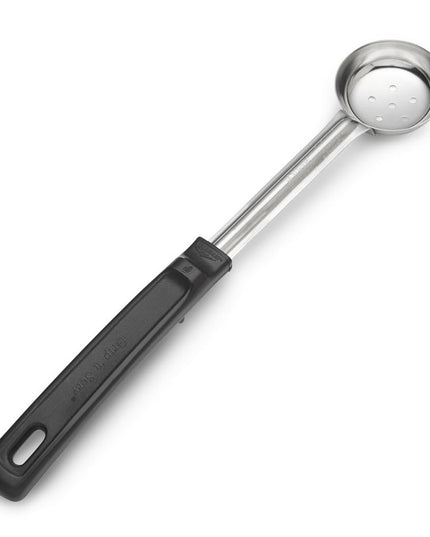 Thìa Múc Có Lỗ Vollrath 61145 30 ml Tay Cầm Nhựa Poly Đen Thép Không Gỉ