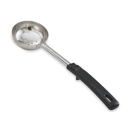 Thìa Múc Có Lỗ Vollrath 61170 118 ml Tay Cầm Nhựa Đen Thép Không Gỉ