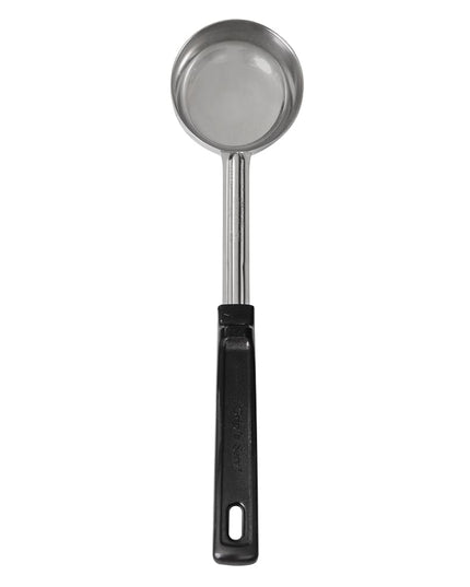 Muỗng Múc Không Lỗ Vollrath 61172 118 ml Tay Cầm Nhựa Đen Thép Không Gỉ