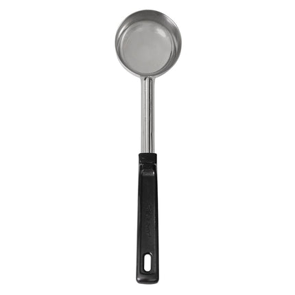 Muỗng Múc Không Lỗ Vollrath 61172 118 ml Tay Cầm Nhựa Đen Thép Không Gỉ