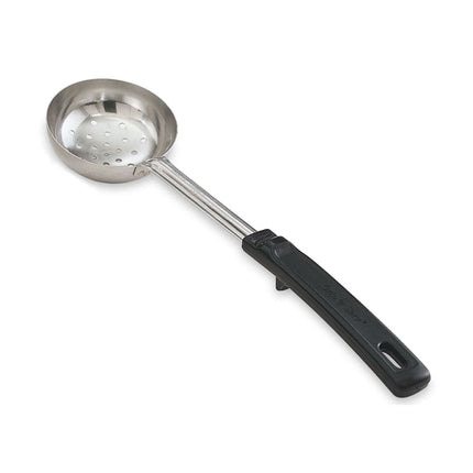 Thìa Múc Có Lỗ Vollrath 61175 177 ml Tay Cầm Nhựa Poly Đen Thép Không Gỉ