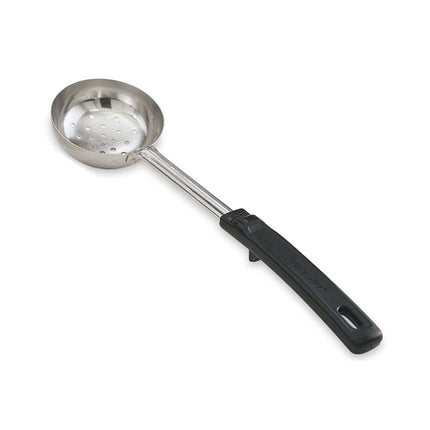 Thìa Múc Có Lỗ Vollrath 61180 237 ml Tay Cầm Nhựa Poly Đen Thép Không Gỉ